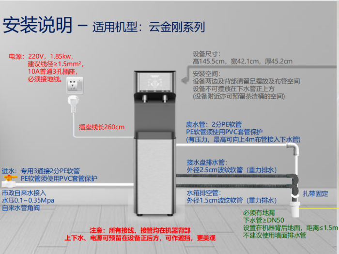 商用直饮机安装需要具备哪些条件